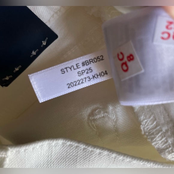 New J.Crew Factory Wide-leg cropped jean in all-day stretch White Size 26P - Picture 13 of 13